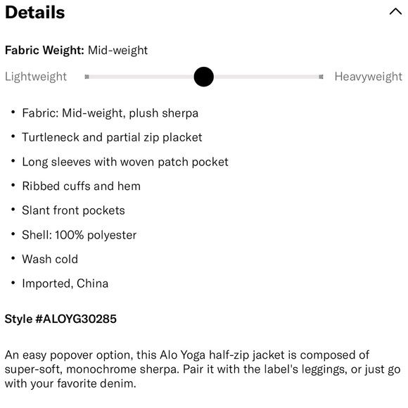 Alo Micro Sherpa Solstice Pullover - Picture 6 of 11